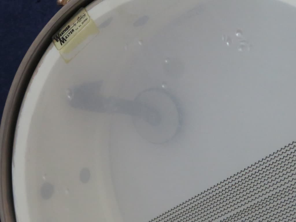 Ludwig 5.5 x 14 Blue and Silver Duco Snare Drum 1960's Serial #isi10555