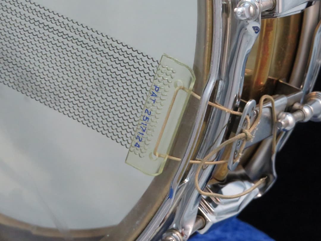 Ludwig Supraphonic 5 x 14 Brass Snare Drum 1960's Serial #isi10919