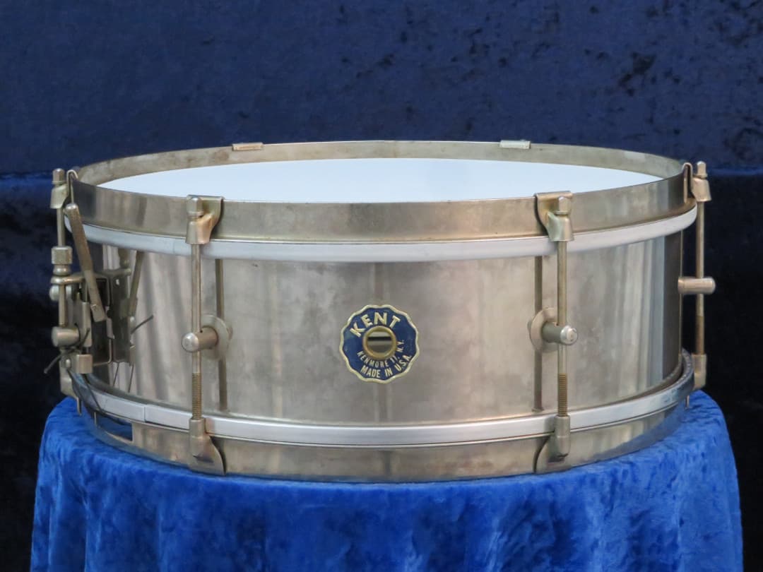 Kent 5 x 14 Steel Snare Drum 1960's Serial #isi11146 Kent 5 x 14 Steel Snare Drum 1960's Serial #isi11146