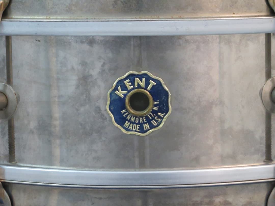 Kent 5 x 14 Steel Snare Drum 1960's Serial #isi11146