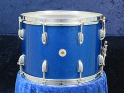 Walberg & Auge Perfection 10 x 14 Blue Sparkle Wood Snare Drum 1968 Serial #9-68 Walberg & Auge Perfection 10 x 14 Blue Sparkle Wood Snare Drum 1968 Serial #9-68