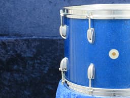 Walberg & Auge Perfection 10 x 14 Blue Sparkle Wood Snare Drum 1968 Serial #9-68 Walberg & Auge Perfection 10 x 14 Blue Sparkle Wood Snare Drum 1968 Serial #9-68