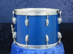 Walberg & Auge Perfection 10 x 14 Blue Sparkle Wood Snare Drum 1968 Serial #9-68 Walberg & Auge Perfection 10 x 14 Blue Sparkle Wood Snare Drum 1968 Serial #9-68