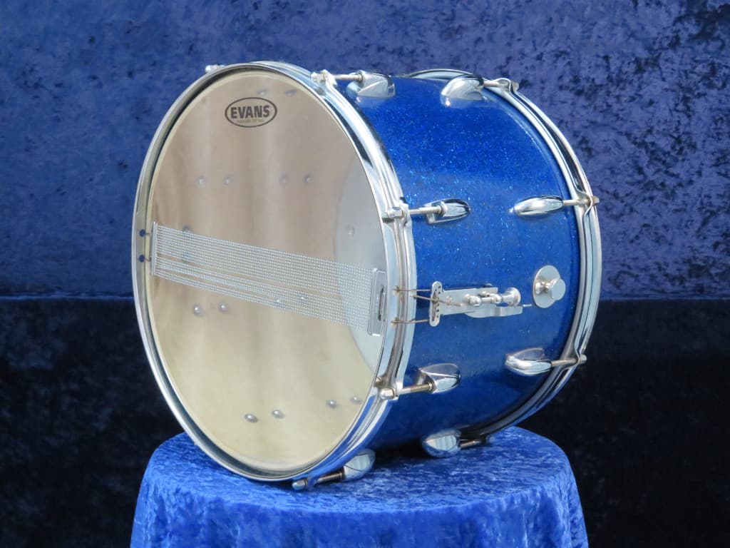 Walberg & Auge Perfection 10 x 14 Blue Sparkle Wood Snare Drum 1968 Serial #9-68