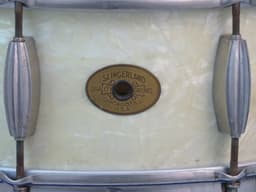 Slingerland Radio King 5.5 x 14 Marine Pearl Wood Snare Drum 1940's Serial #isi9418 Slingerland Radio King 5.5 x 14 Marine Pearl Wood Snare Drum 1940's Serial #isi9418