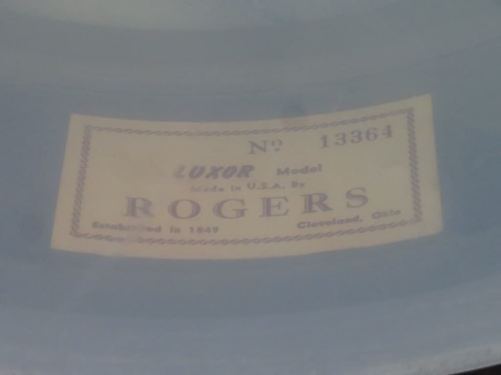 Rogers Luxor 5 x 14 Sparkling Red Pearl Wood Snare Drum 1960's Serial #13364
