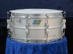Ludwig No. 402 Acrolite 6.5 x 14 Aluminum Snare Drum 1970's Serial #933674 Ludwig No. 402 Acrolite 6.5 x 14 Aluminum Snare Drum 1970's Serial #933674