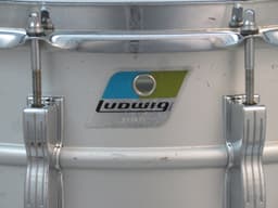 Ludwig No. 402 Acrolite 6.5 x 14 Aluminum Snare Drum 1970's Serial #933674 Ludwig No. 402 Acrolite 6.5 x 14 Aluminum Snare Drum 1970's Serial #933674