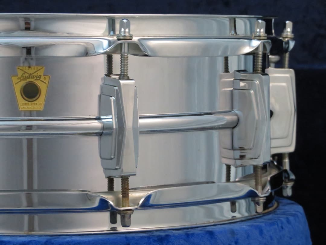 Ludwig Supraphonic 5 x 14 Chrome Snare Drum 1966 Serial #311689