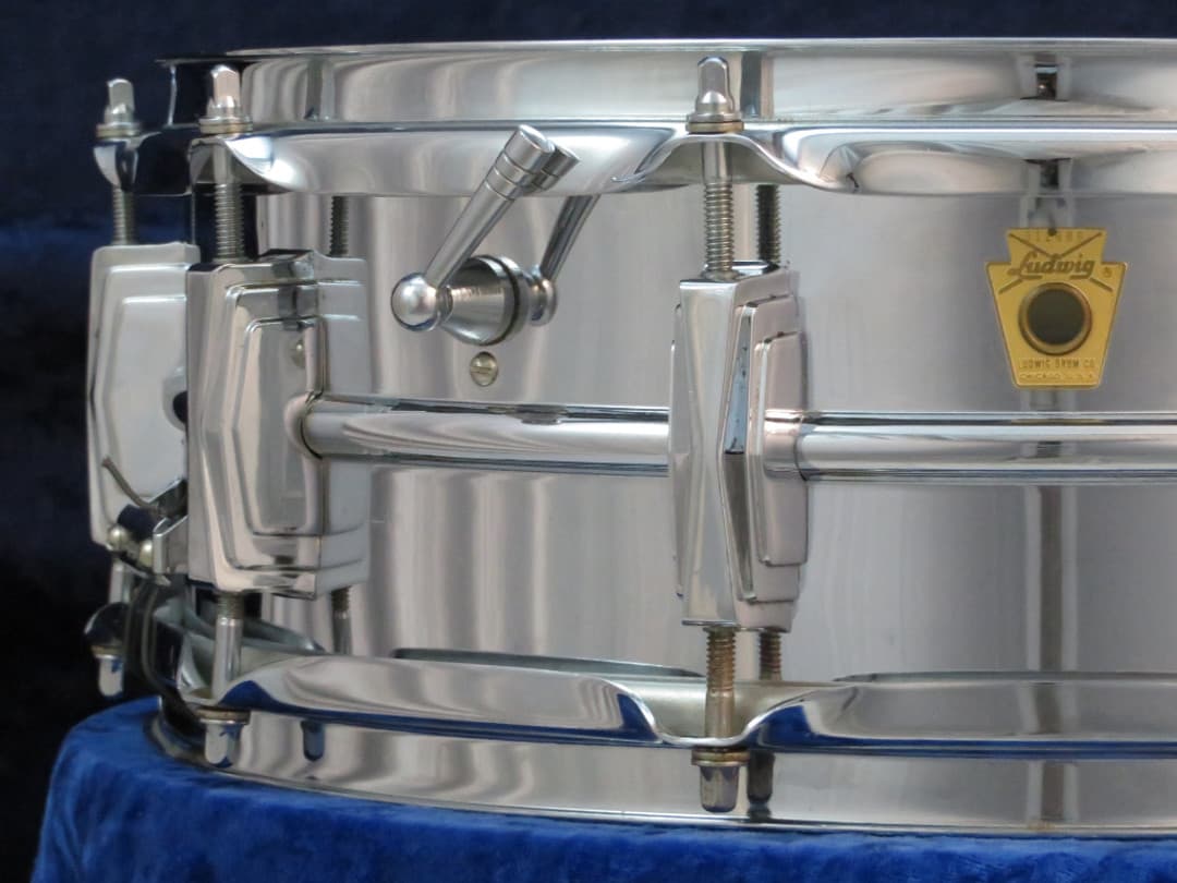 Ludwig Supraphonic 5 x 14 Chrome Snare Drum 1966 Serial #311689