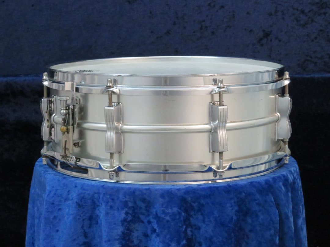 Ludwig Acrolite 5 x 14 Aluminum Snare Drum 1969 Serial #725030