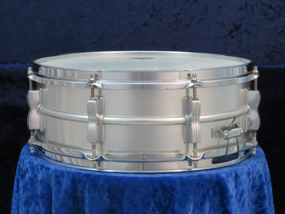 Ludwig Acrolite 5 x 14 Aluminum Snare Drum 1969 Serial #725030