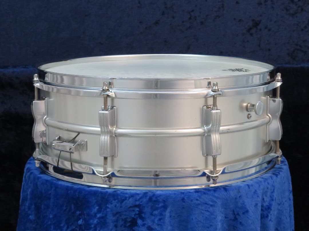 Ludwig Acrolite 5 x 14 Aluminum Snare Drum 1969 Serial #725030