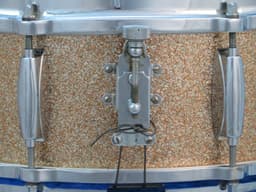 Gretsch Model 4157, 5 x 14 Champagne Sparkle Pearl Wood Snare Drum Serial #51058 Gretsch Model 4157, 5 x 14 Champagne Sparkle Pearl Wood Snare Drum Serial #51058