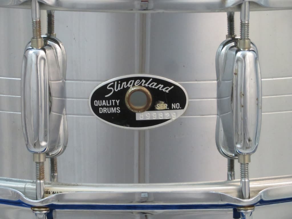 Slingerland 5.5 x 14 Steel Snare Drum 1980's Serial #899829