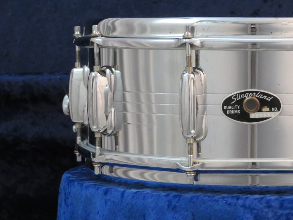 Slingerland 5.5 x 14 Steel Snare Drum 1980's Serial #899829