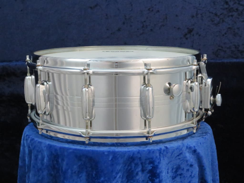 Slingerland 5.5 x 14 Steel Snare Drum 1980's Serial #899829
