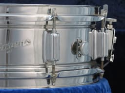 Rogers Powertone 5 x 14 Chrome Over Brass Snare Drum 1970's Serial #049985 Rogers Powertone 5 x 14 Chrome Over Brass Snare Drum 1970's Serial #049985