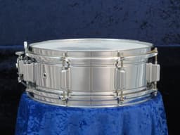 Rogers Powertone 5 x 14 Chrome Over Brass Snare Drum 1970's Serial #049985 Rogers Powertone 5 x 14 Chrome Over Brass Snare Drum 1970's Serial #049985