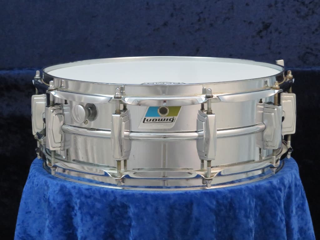 Ludwig Supraphonic 5 x 14 Chrome Snare Drum 1970's Serial #1247342 Ludwig Supraphonic 5 x 14 Chrome Snare Drum 1970's Serial #1247342