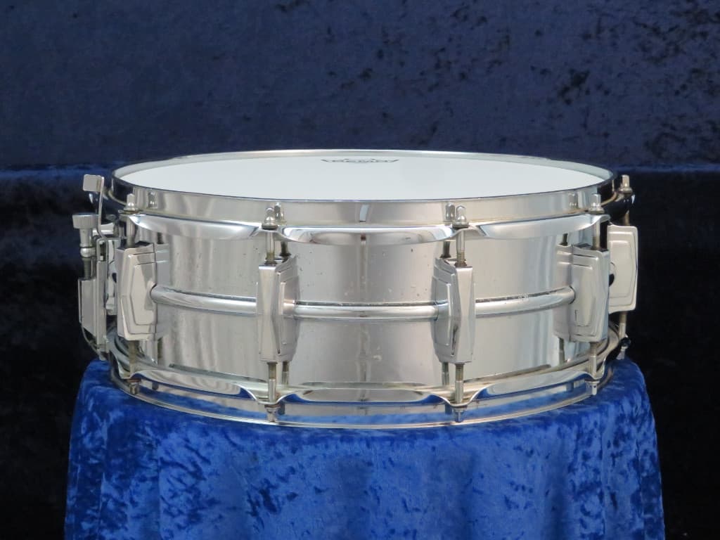 Ludwig Supraphonic 5 x 14 Chrome Snare Drum 1970's Serial #1247342