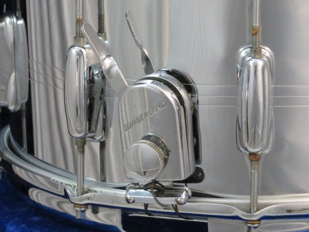 Slingerland 6.5 x 14 Chrome Over Brass Snare Drum Serial #224275