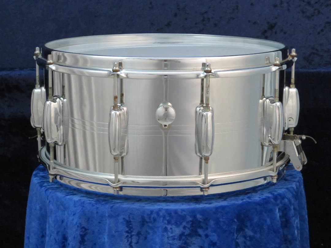 Slingerland 6.5 x 14 Chrome Over Brass Snare Drum Serial #224275
