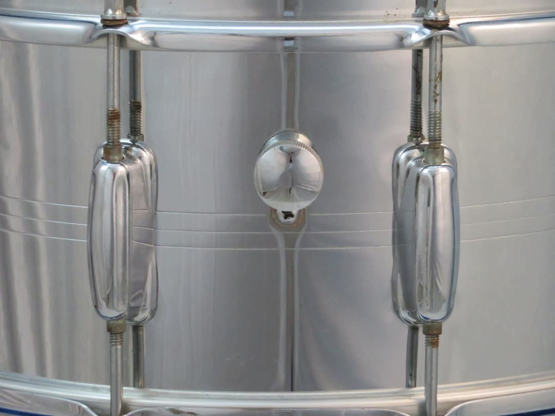 Slingerland 6.5 x 14 Chrome Over Brass Snare Drum Serial #224275