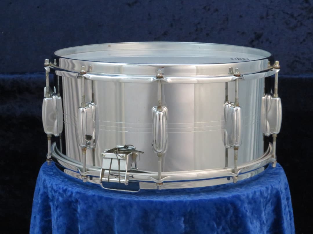 Slingerland 6.5 x 14 Chrome Over Brass Snare Drum Serial #224275