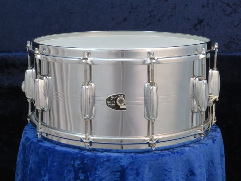 Slingerland 6.5 x 14 Steel Snare Drum 1980's Serial #isi11142 Slingerland 6.5 x 14 Steel Snare Drum 1980's Serial #isi11142