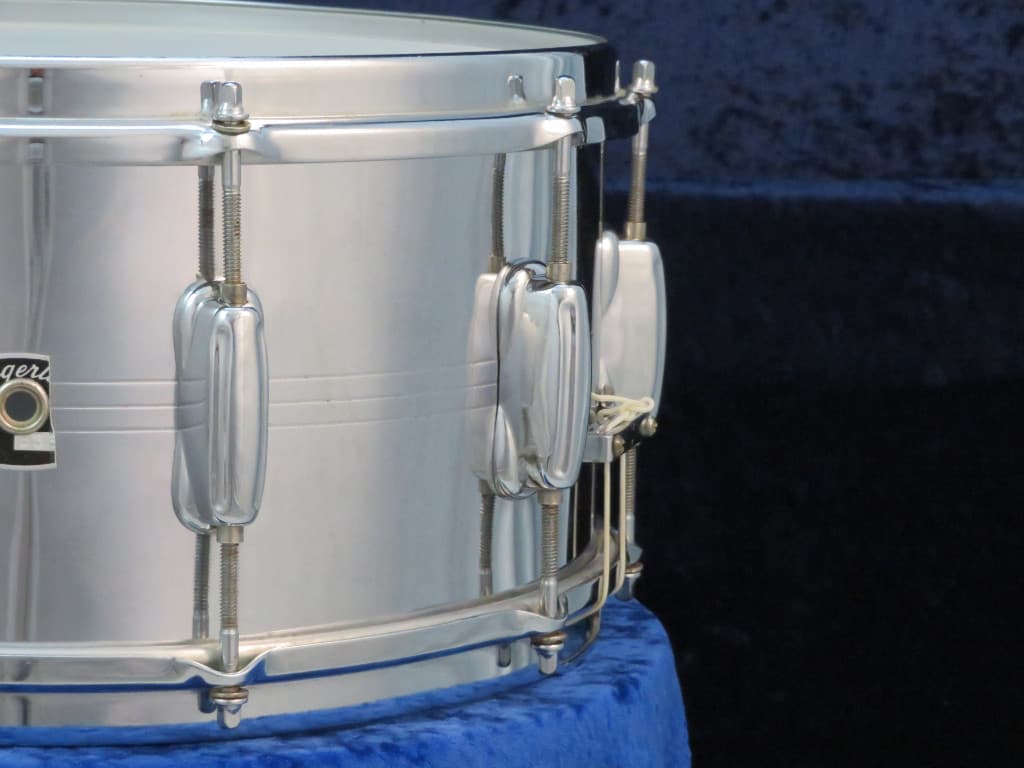Slingerland 6.5 x 14 Steel Snare Drum 1980's Serial #isi11142