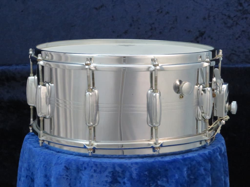 Slingerland 6.5 x 14 Steel Snare Drum 1980's Serial #isi11142