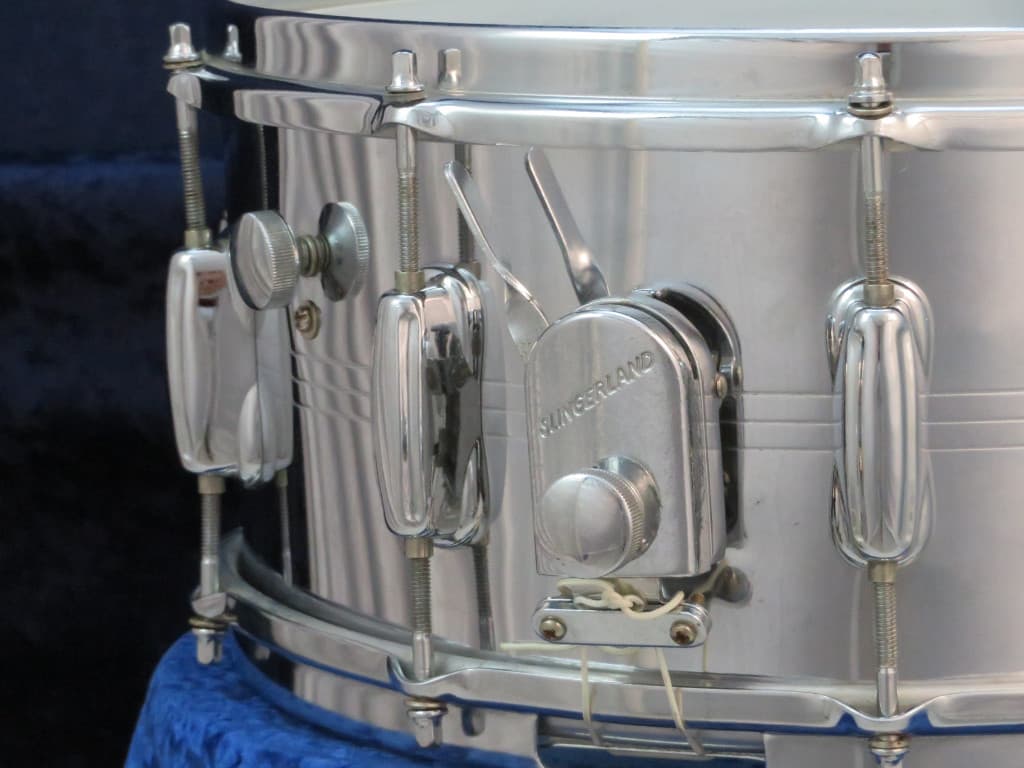 Slingerland 6.5 x 14 Steel Snare Drum 1980's Serial #isi11142