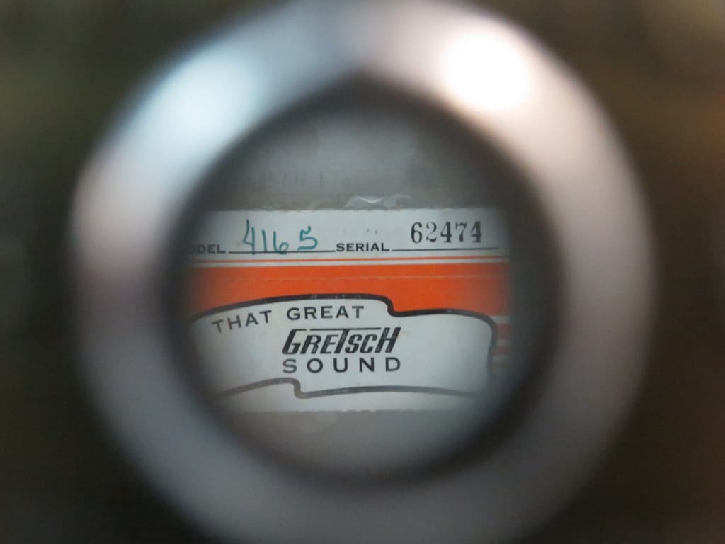 Gretsch Model 4165, 5 x 14 Chrome Over Brass Snare Drum 1970's Serial #62474