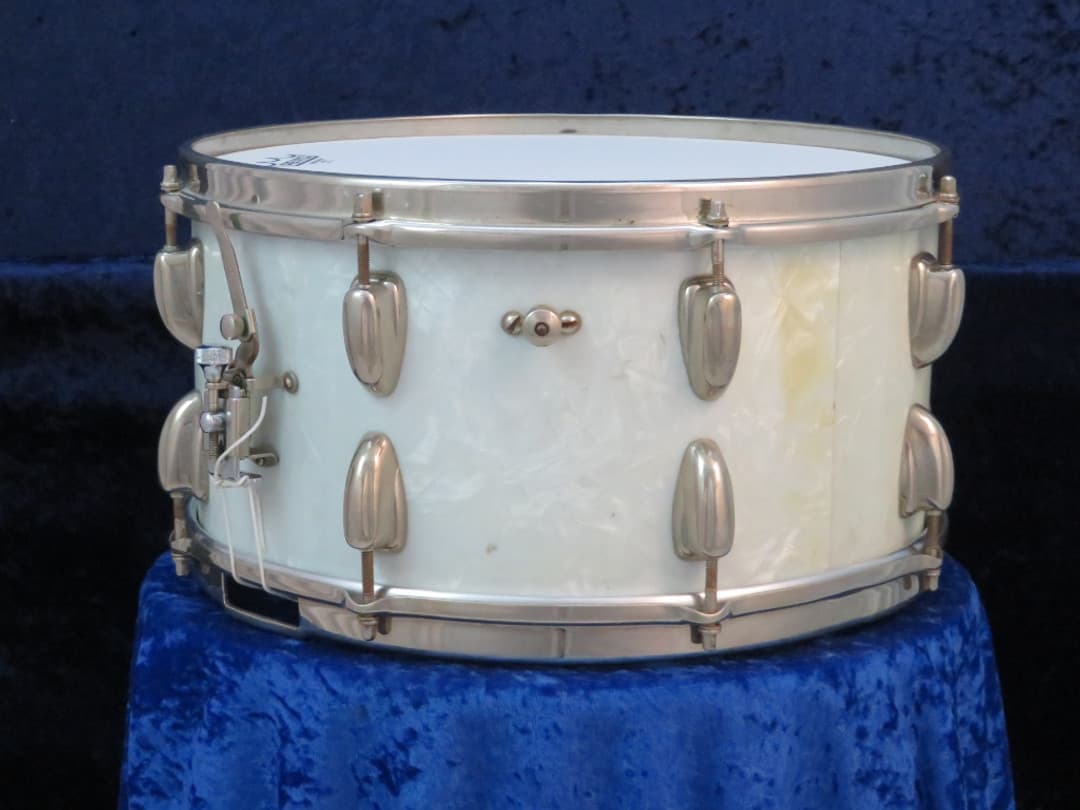 Slingerland Radio King 7 x 14 Marine Pearl Wood Snare Drum 1950's Serial #isi11139