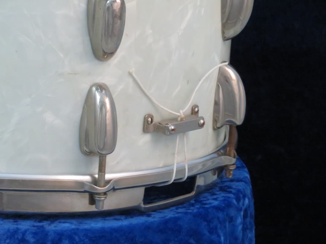 Slingerland Radio King 7 x 14 Marine Pearl Wood Snare Drum 1950's Serial #isi11139