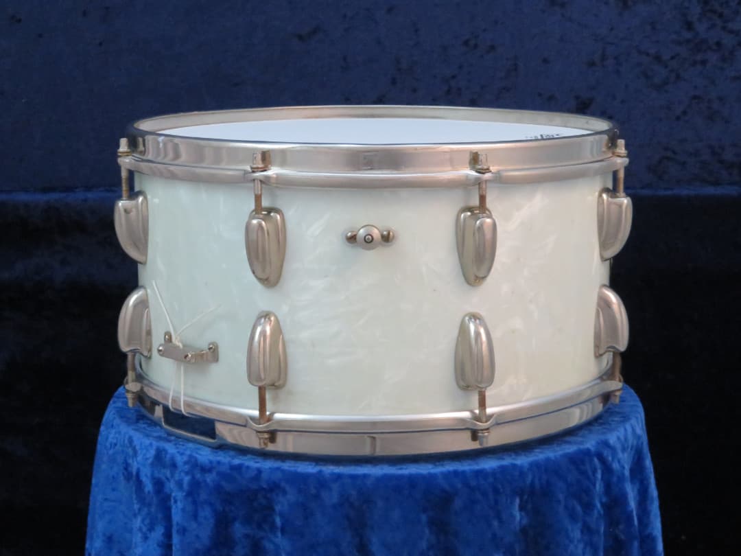 Slingerland Radio King 7 x 14 Marine Pearl Wood Snare Drum 1950's Serial #isi11139