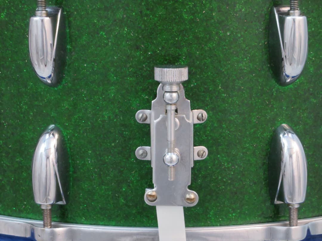 Gretsch 7 x 14 Green Sparkle Pearl Wood Snare Drum Serial #isi11143