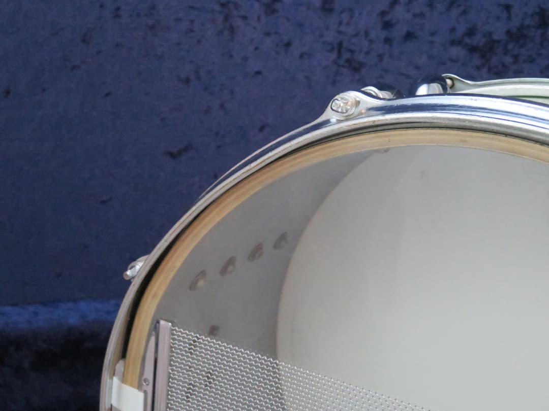 Gretsch 7 x 14 Green Sparkle Pearl Wood Snare Drum Serial #isi11143