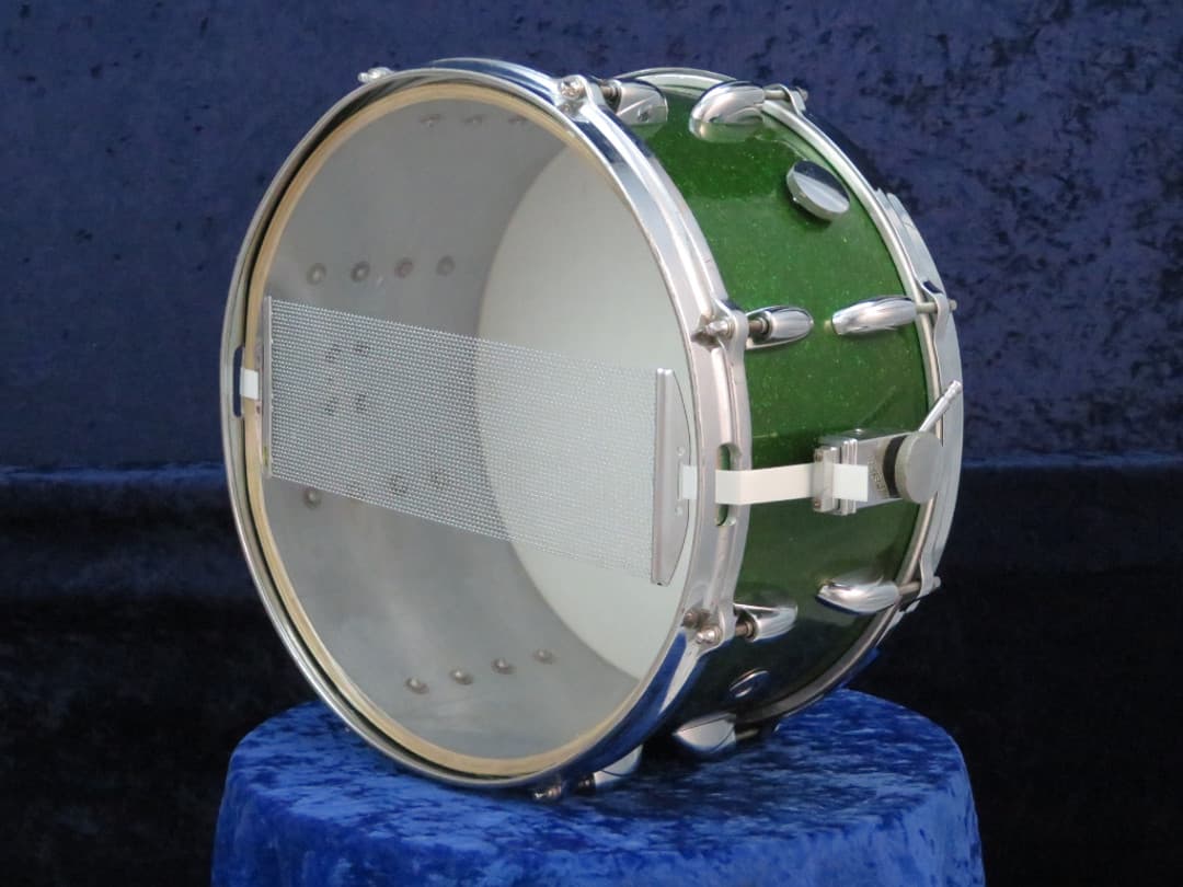 Gretsch 7 x 14 Green Sparkle Pearl Wood Snare Drum Serial #isi11143