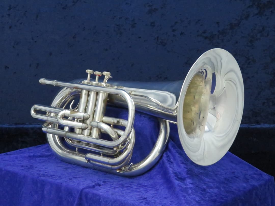 Yamaha YBH301M Silver Marching Baritone Serial #360948