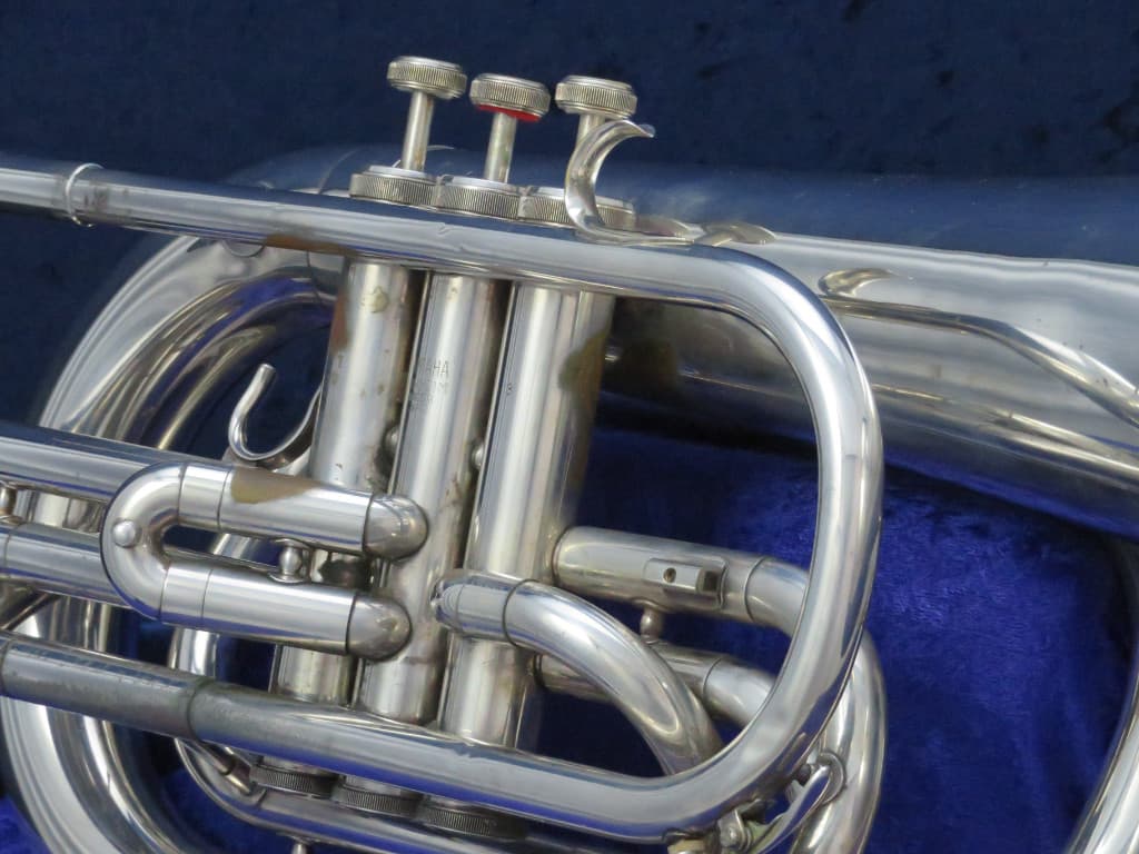 Yamaha YBH301M Silver Marching Baritone Serial #360948