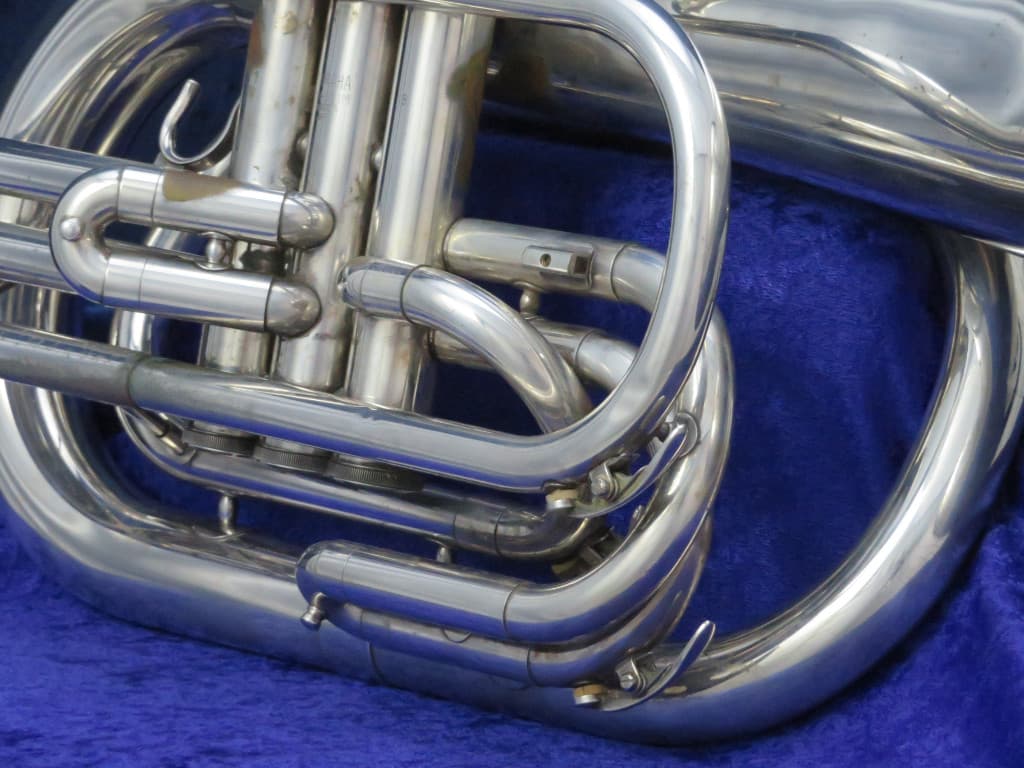 Yamaha YBH301M Silver Marching Baritone Serial #360948