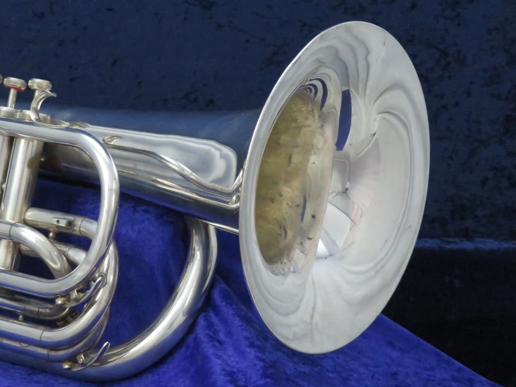 Yamaha YBH301M Silver Marching Baritone Serial #360948