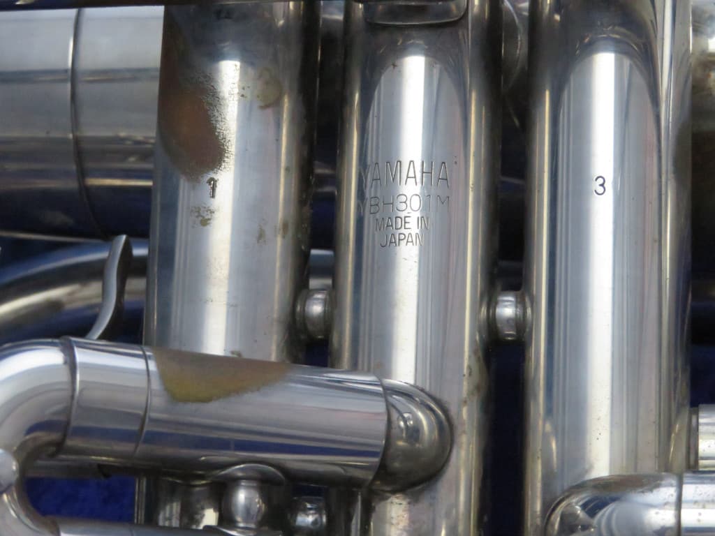 Yamaha YBH301M Silver Marching Baritone Serial #360948