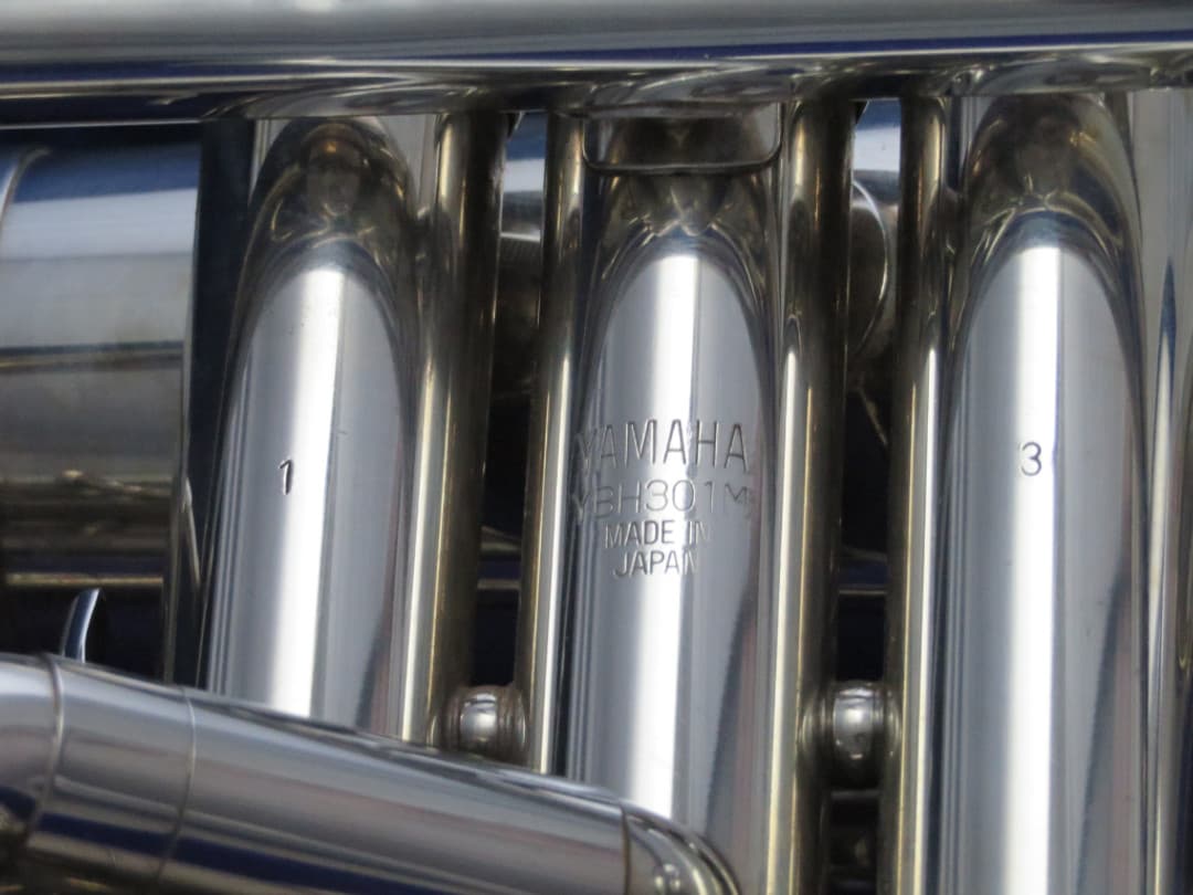 Yamaha YBH301M Silver Marching Baritone Serial #363213