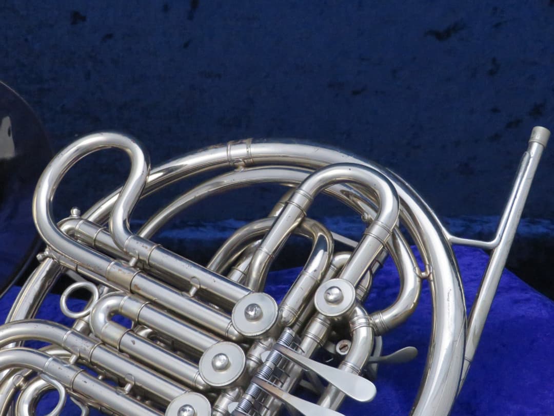 C.G. Conn 8D Silver Double French Horn 1965 Serial #E69208
