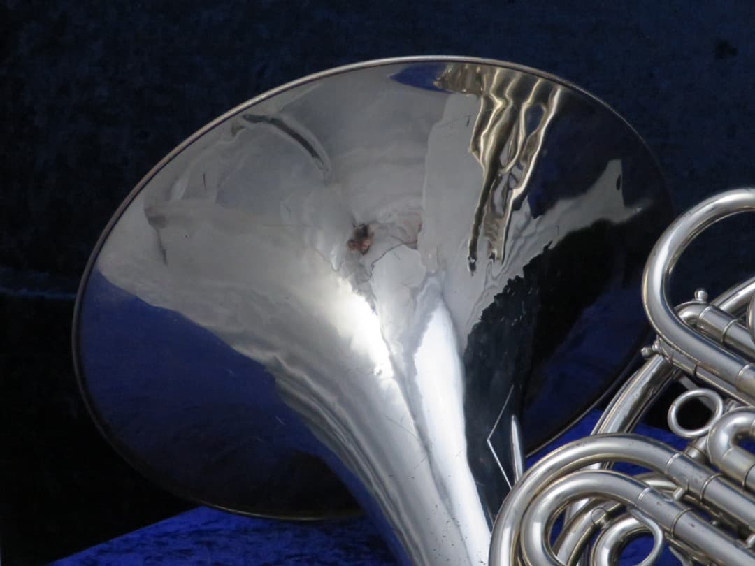 C.G. Conn 8D Silver Double French Horn 1965 Serial #E69208