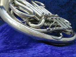 C.G. Conn 8D Silver Double French Horn 1965 Serial #E69208 C.G. Conn 8D Silver Double French Horn 1965 Serial #E69208