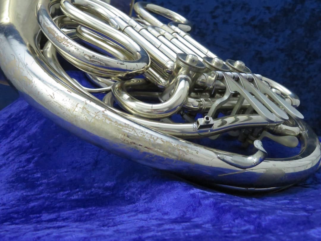 C.G. Conn 8D Silver Double French Horn 1965 Serial #E69208